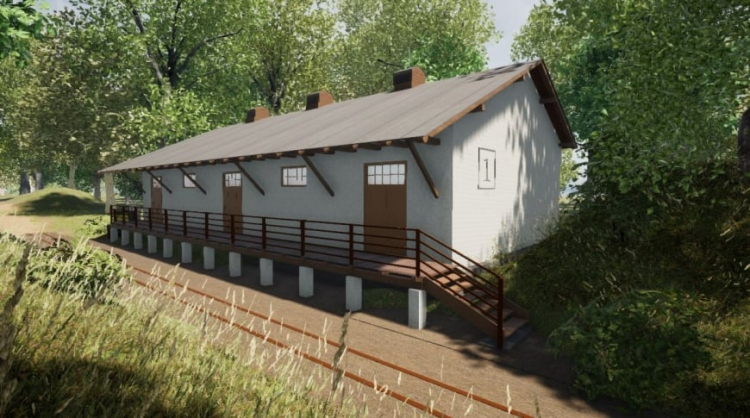 Wizualizacja – schron amunicyjny nr 1