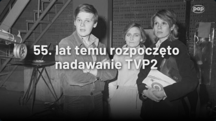 2 października 1970 r. rozpoczął nadawanie Program Drugi Telewizji Polskiej. Fot. PAP