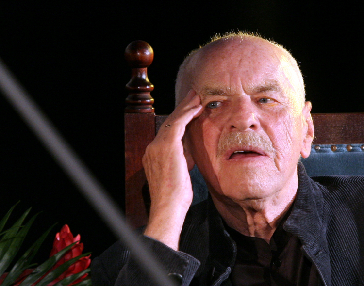 Reżyser Andrzej Konic na uroczystościach zorganizowanych z okazji 80-lecia jego urodzin. Fot. PAP/Radosław Pietruszka