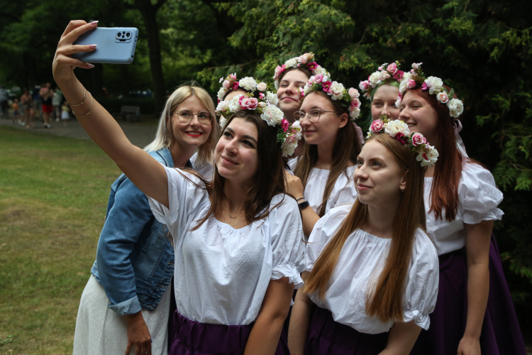 Święto Kultury Białoruskiej w Białymstoku w 2024 r. Fot. PAP/Artur Reszko