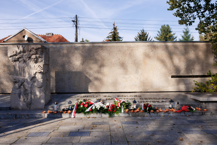 Akcja Zapal Znicz Pamięci, b. obóz w Żabikowie. Fot. PAP/Marek Zakrzewski
