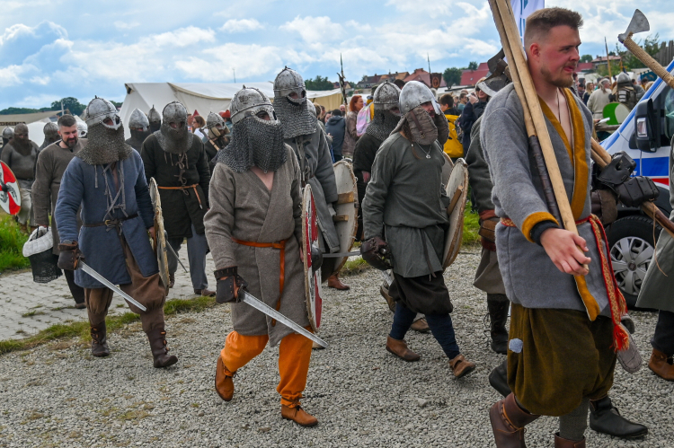XXX Międzynarodowy Festiwal Słowian i Wikingów na wyspie Wolin. Fot. PAP/Marcin Bielecki