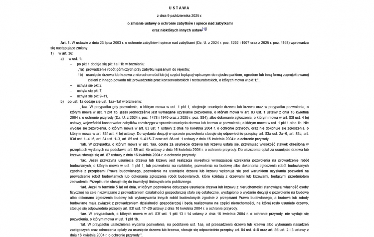 Ustawa wejdzie w życie po sześciu miesiącach od jej opublikowania. Fot. Screen/orka.sejm.gov.pl