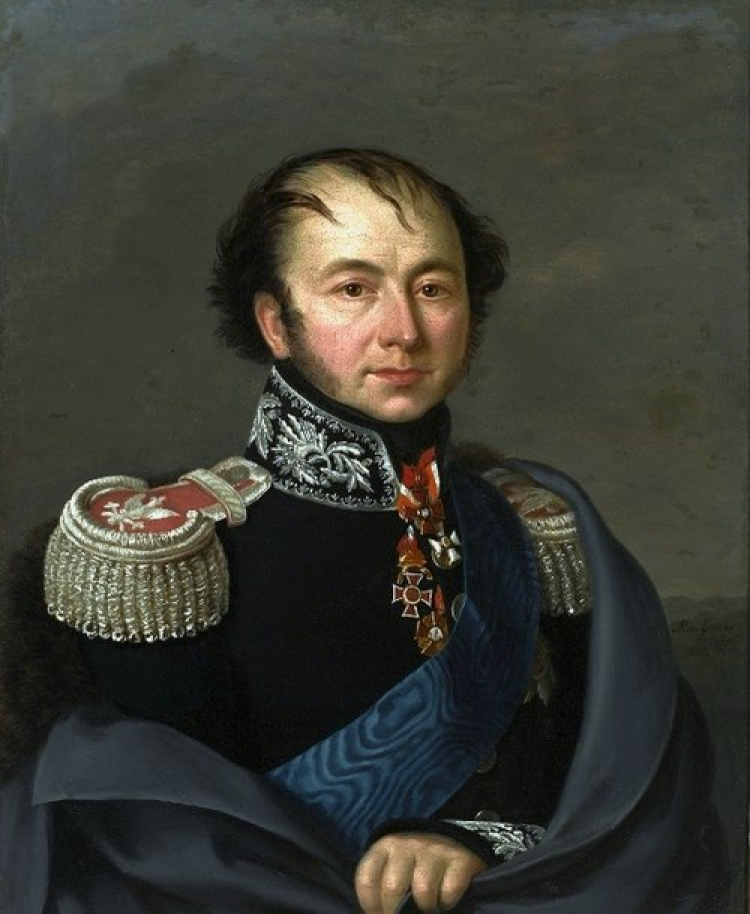 Franciszek Ksawery Drucki-Lubecki z 1825 r. Źródło: Marie Eugénie Gomier, Public domain, via Wikimedia Commons