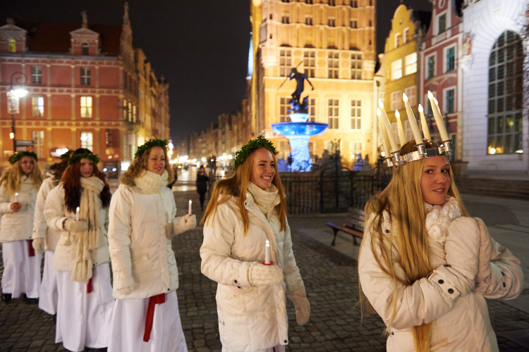 Orszak Św. Łucji. Fot. PAP/Adam Warżawa