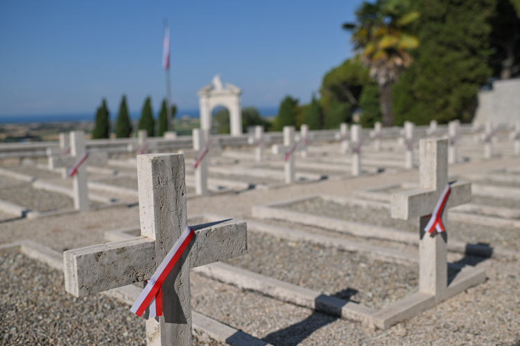 Polski Cmentarz Wojennym w Loreto. Fot. PAP/Przemysław Piątkowski
