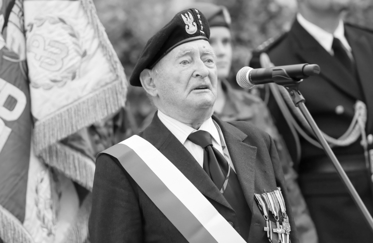 Roman Lipiec (1925-2025). Fot. PAP/Wojciech Olkuśnik 