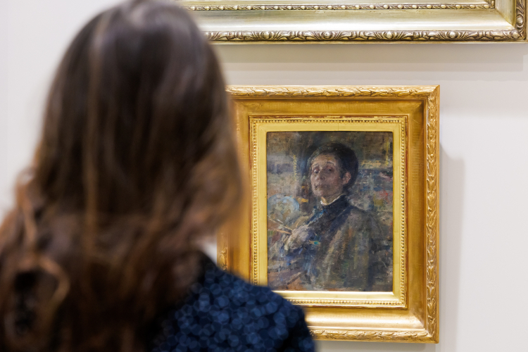 Wystawa Poznańska Boznańska w Muzeum Narodowym w Poznaniu. Fot. PAP/Marek Zakrzewski