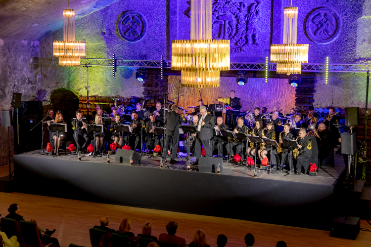 Koncert Reprezentacyjnej Orkiestry Dętej Kopalni Soli „Wieliczka”. Fot. materiały prasowe