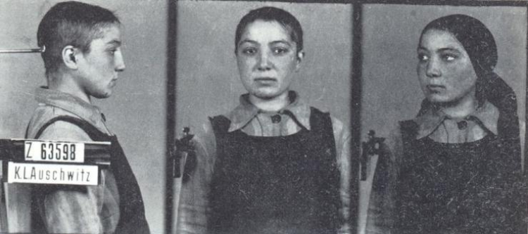 Jedno z zachowanych zdjęć z obozu romskiego. (Archiwum Państwowego Muzeum Auschwitz-Birkenau)