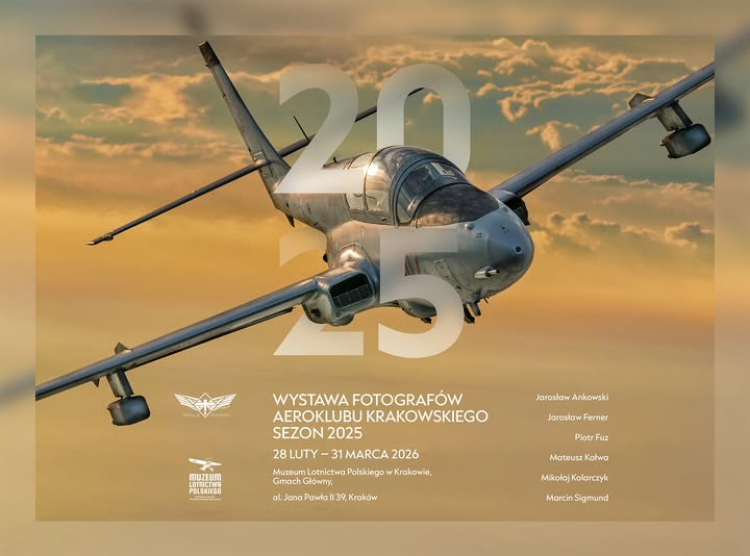 Zdjęcia fotografów Aeroklubu Krakowskiego na wystawie w Muzeum Lotnictwa Polskiego. Fot. Muzeum Lotnictwa Polskiego