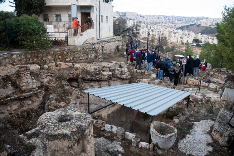 Betlejem, Autonomia Palestyńska, 26.11.2022. Pole Pasterzy. Wykopaliska. Fot. PAP/Andrzej Lange