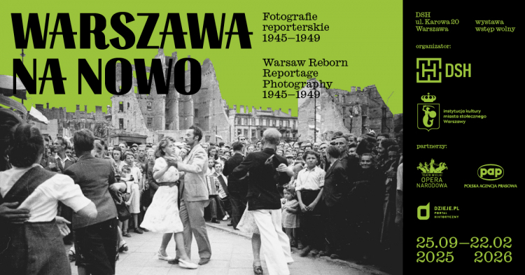 W warszawskim Domu Spotkań z Historią do 22 lutego można oglądać wystawę „Warszawa na nowo. Fotografie reporterskie 1945-1949”, na której prezentowane są zdjęcia z archiwum Polskiej Agencji Prasowej.