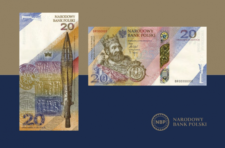 Nagrodzony banknot. Fot. NBP