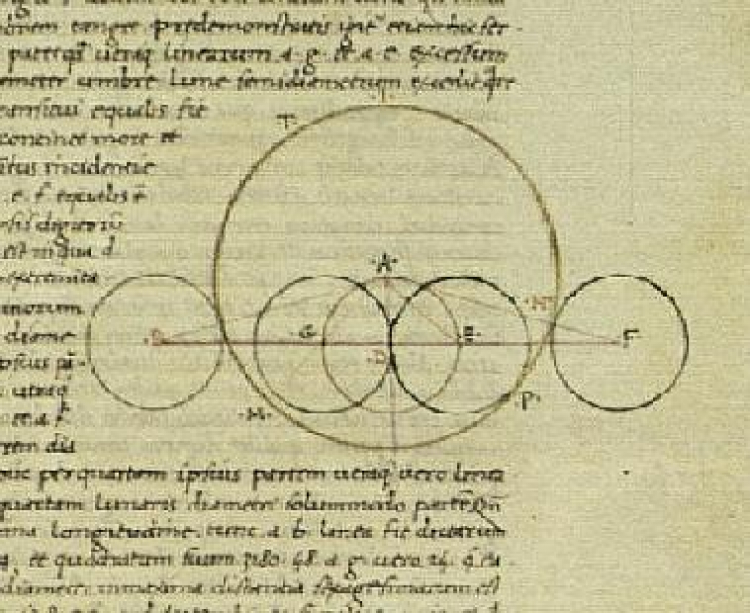 Almagest - dzieło Ptolemeusza. Fot. domena publiczna