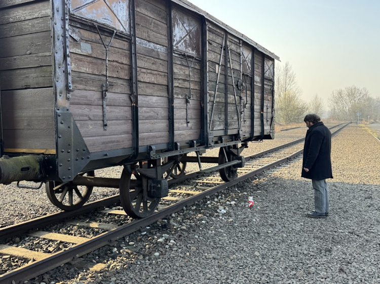Pamięć greckich Żydów uczciła Fundacja Pobliskie Miejsca Pamięci Auschwitz-Birkenau. Fot. Fundacja Pobliskie Miejsca Pamięci Auschwitz-Birkenau w Brzeszczach