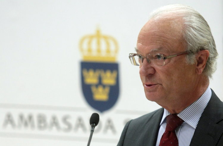 Król Szwecji Karol XVI Gustaw. Fot. PAP/Leszek Szymański