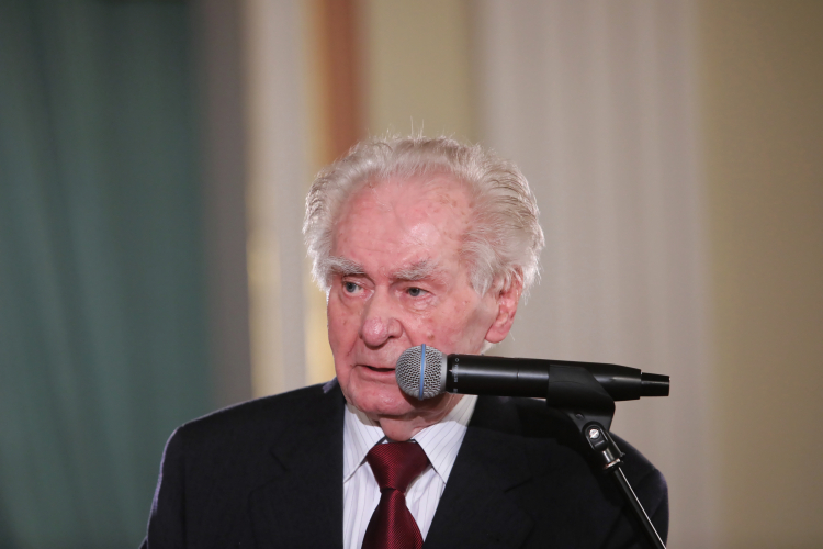 Pisarz Wiesław Myśliwski. Fot. PAP/Wojciech Olkuśnik