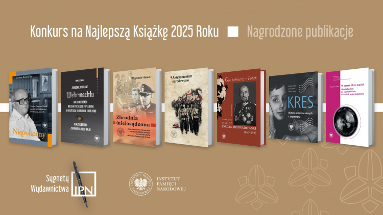 Ksiązki nagrodzone „Sygnetami”. Fot. IPN