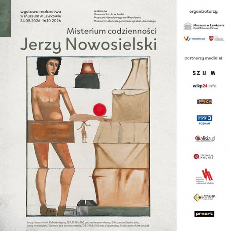 Muzeum w Lewkowie pokaże obrazy Nowosielskiego wypożyczone z Muzeum Sztuki w Łodzi, Muzeum Narodowego we Wrocławiu i z Muzeum KUL w Lublinie. Fot. Facebook/Muzeum w Lewkowie Zespół Pałacowo-Parkowy