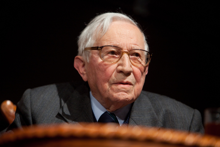 Tadeusz Różewicz (w 2010 r.). Fot. PAP/Grzegorz Michałowski