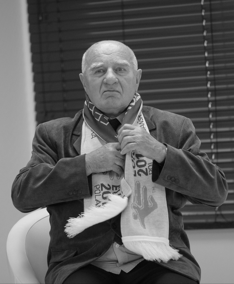 Stanisław Majorek podczas konferencji prasowej "100 dni do EHF EURO 2016" w Warszawie w 2015 r. Fot. PAP/Marcin Obara