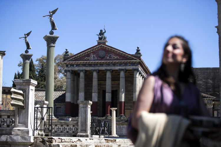 Miasteczko filmowe Cinecitta w Rzymie. Fot. PAP/EPA/ANSA/Angelo Carconi