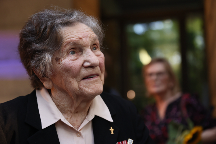 Uczestniczka powstania warszawskiego Wanda Traczyk-Stawska ps. Pączek. Fot. PAP/Leszek Szymański