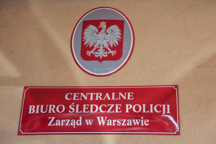 Centralne Biuro Śledcze Policji. Zarząd w Warszaie. Fot. PAP/Szymon Pulcyn