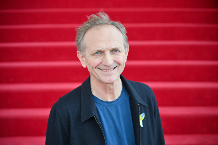 Aktor Andrzej Chyra podczas spotkania z nominowanymi do tegorocznych Polskich Nagród Filmowych Orły, 2025 r. Fot. PAP/Marcin Kmieciński