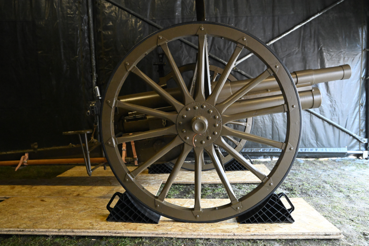 Kopia armaty polowej z Westerplatte. Fot. PAP/Andrzej Jackowski