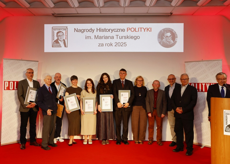 Laureaci Nagród Historycznych POLITYKI za książki wydane w roku 2025. Fot. Leszek Zych / Polityka