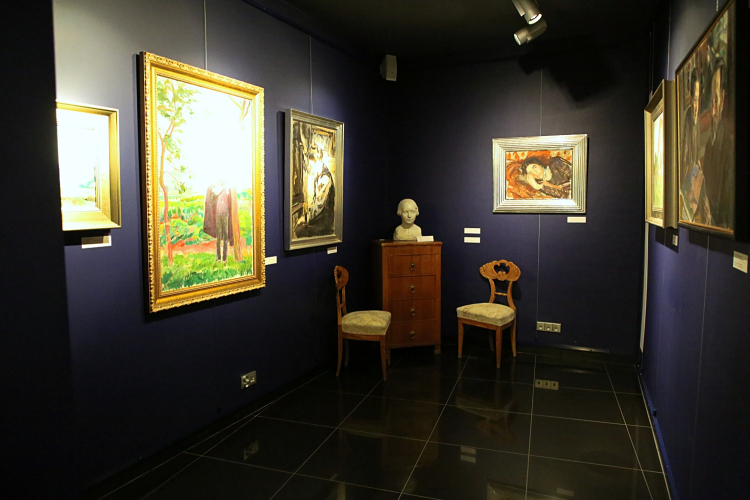 Wystawa „Spotkały się nasze spojrzenia... Wojciech Weiss. Aneri Irena Weissowa. Malarstwo i refleksje poetyckie”. Fot. Muzeum Dom Rodzinny Ojca Świętego Jana Pawła II