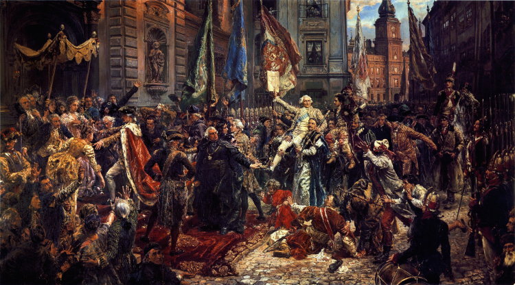 Jan Matejko, „Konstytucja 3 Maja 1791 roku” /Zamek Królewski w Warszawie