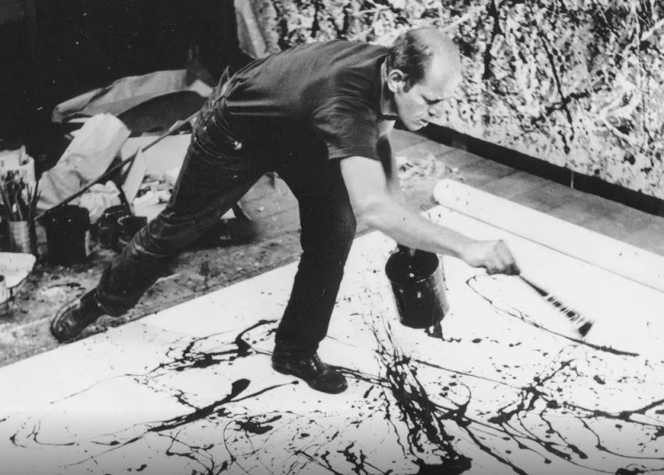 Jackson Pollock. Fot. plastyk.pl