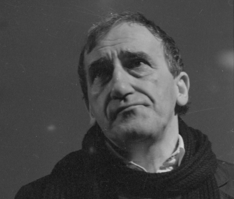 Kraków listopad 1980 r. Teatr Cricot 2. Próba spektaklu Tadeusza Kantora (na zdj.) pt. Wielopole, wielopole... Fot. PAP/Maciej Sochor