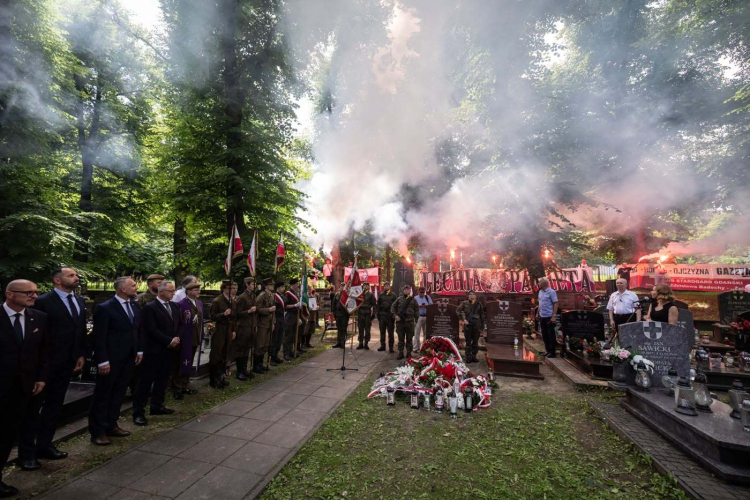 Gdańsk, 28.06.2026 r. IPN upamiętnił ppor. Zdzisława Badochę ps. „Żelazny” w 80. rocznicę jego śmierci. Fot. Roman Jocher (IPN)