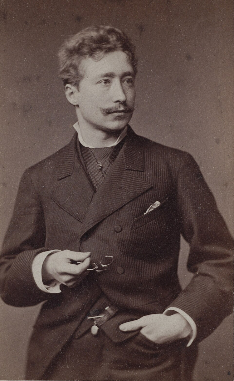 Alfred Wierusz Kowalski (fot. ok. 1875). Fot. Franz Seraph Hanfstaengl, Public domain, via Wikimedia Commons