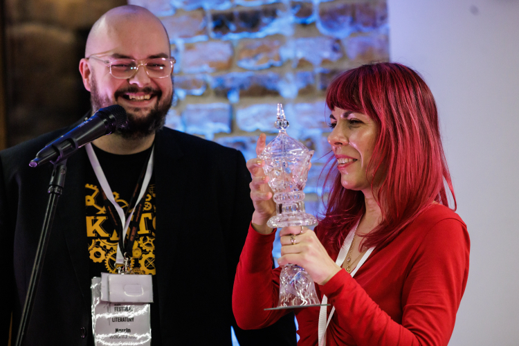 Marcin Musiał na Małym Festiwalu Wielkiej Literatury. Fot. Przemysław Jendroska