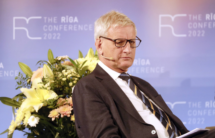 Carl Bildt PAP/EPA/TOMS KALNINS