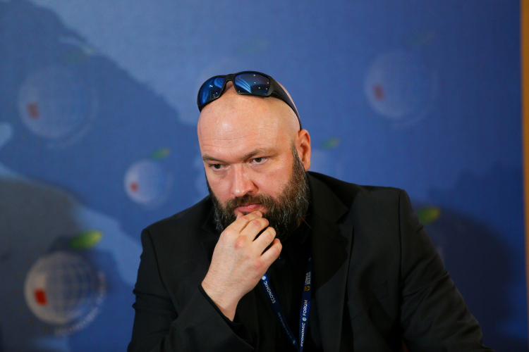 Dziennikarz Zbigniew Parafianowicz. Fot. PAP/Jarek Praszkiewicz