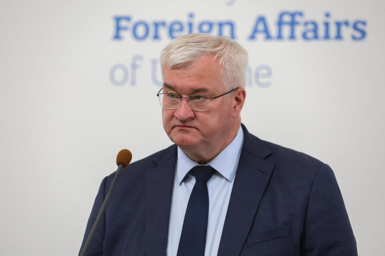 Minister Spraw Zagranicznych Ukrainy Andrij Sybiha. Fot. PAP/Victor Kovalchuk