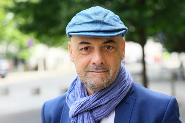 Redaktor naczelny "Gazzetta Italia" Sebastiano Giorgi Fot. PAP/Szymon Pulcyn