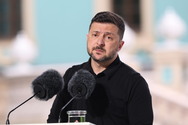 Prezydent Ukrainy Wołodymyr Zełenski. Fot. PAP/Victor Kovalchuk