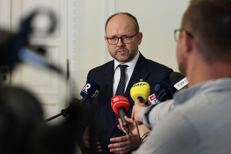 Szef Biura Polityki Międzynarodowej w KPRP Marcin Przydacz. Fot. PAP/Albert Zawada