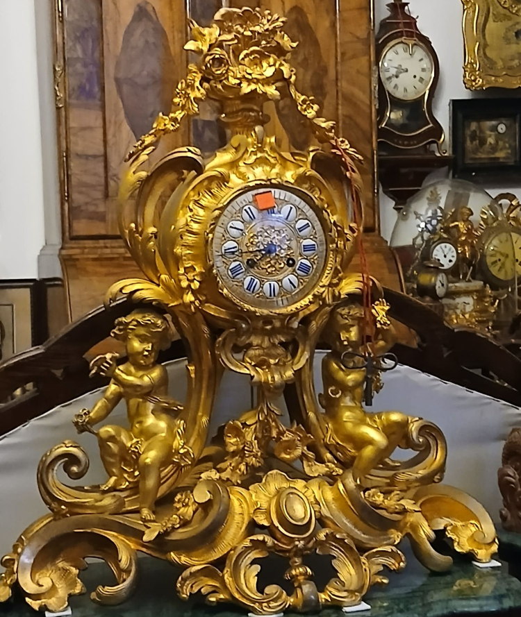 Jeden z zegarów podarowanych wilanowskiemu muzeum. Fot. Mariusz Etryk