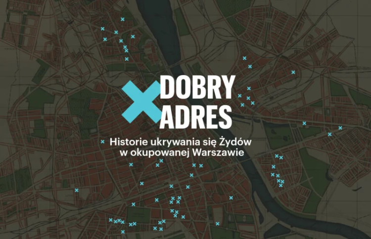 Mapa historyczna „Dobry adres” przypomina historie ukrywania się Żydów w okupowanej Warszawie