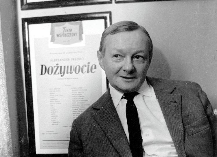 Tadeusz Fijewski, aktor teatralny i filmowy. Fot. PAP/Marian Sokołowski