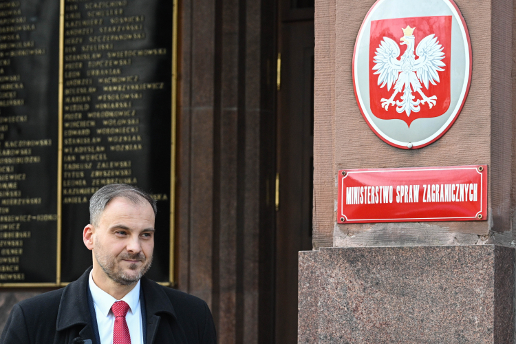 Warszawa, 05.03.2026 r. Rzecznik prasowy Ministerstwa Spraw Zagranicznych Maciej Wewiór. Fot. PAP/Radek Pietruszka