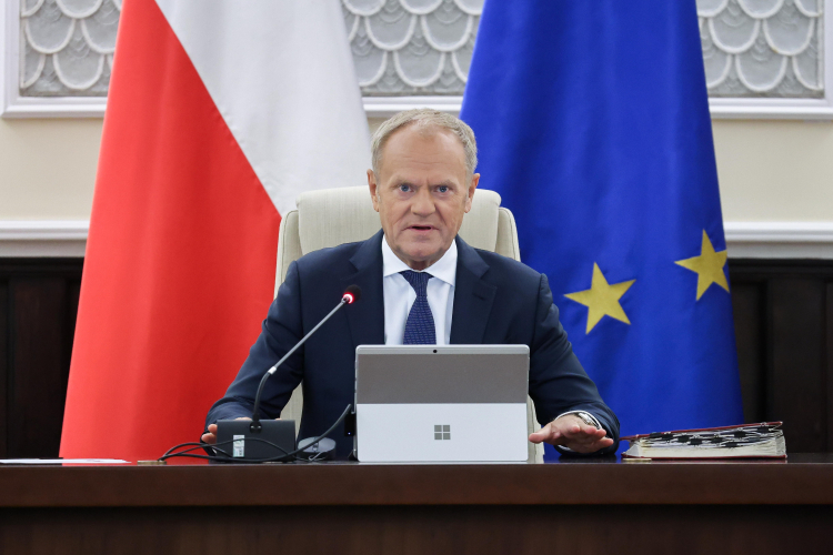 Premier Donald Tusk. Fot. PAP/Albert Zawada